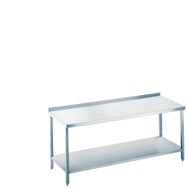 Arbeitstisch mit Zwischenboden Tischplatte, hinten auf 500 × 600 × 850-900 mm