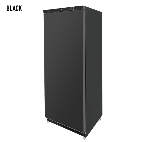 Tiefkühlschrank SCHWARZ 600L -18°C bis -23°C statische Kühlung