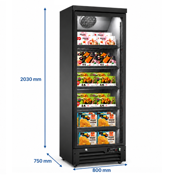 Derin dondurucu 1 camlı kapı – 800x750x2030mm - 800Ltr
