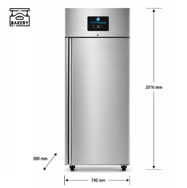 Konditoreikühlschrank mit Umluftkühlung -2°C/+8°C - 733 Liter