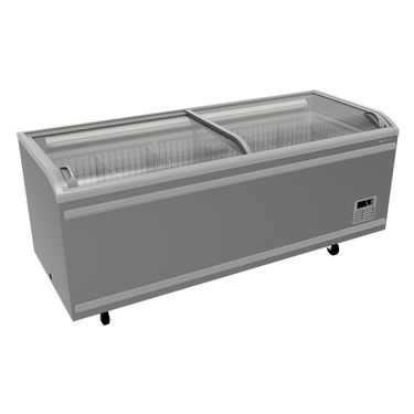 Supermarket Chest Freezer 850L Grey