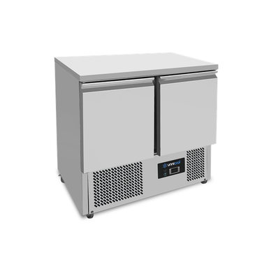 Kühltisch | 2 Türen (1/1 GN) | +2°C / +8°C | 90x70x85(h) cm
