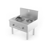 Wok-Herd | Gas | 1 Wok Brenner + 1 Soup Brenner | 36.7kW | 1000x850x1100mm