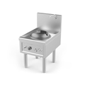 Wokherd Gas 1 Brenner Ø280mm 27.5kW 610x850x1100mm
