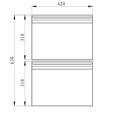 DRAWERSET 1/2 STANDARD