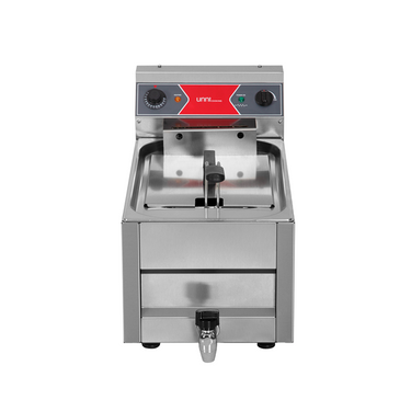 Elektrikli fritöz 10L 50°C/190°C 9kW (400V) (UNN65-FRT-M1)