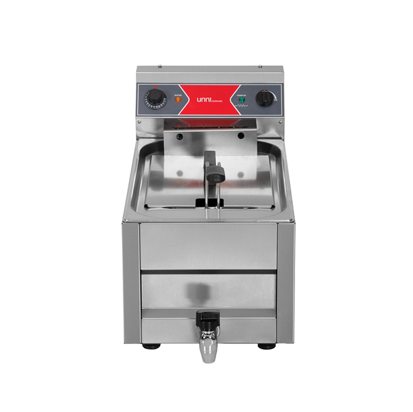 Elektrikli fritöz 10L 50°C/190°C 9kW (400V) (UNN65-FRT-M1)