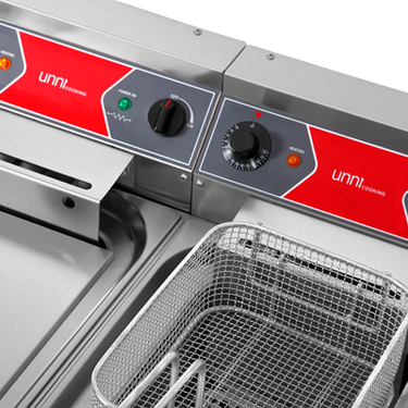Fryer Electric 2x10L 50°C/190°C 2x9kW (400V)