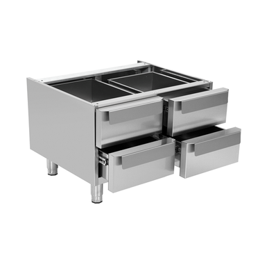Unterbau 800mm - mit Schubladen