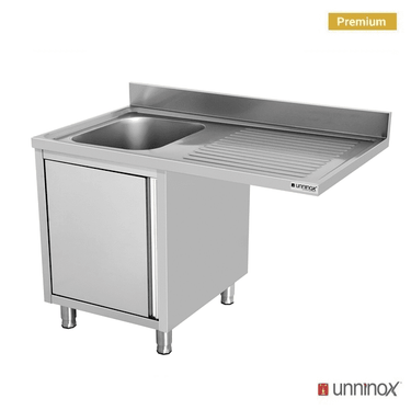 Spülmaschine Spültisch 140x70xH85 Becken links