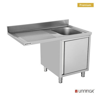 Spülmaschine Spültisch 140x70xH85 Becken rechts