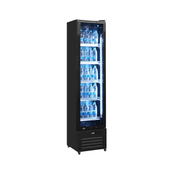 Glastürkühlschrank mit einer Tür – slim Modell 164L - UNS220M