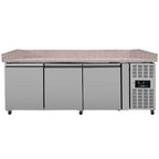 Pizza Counter 3 Doors - 202x80x100cm