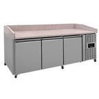 Pizza Counter 3 Doors - 202x80x100cm